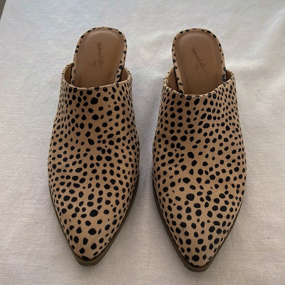 Women’s Leopard mules size 9